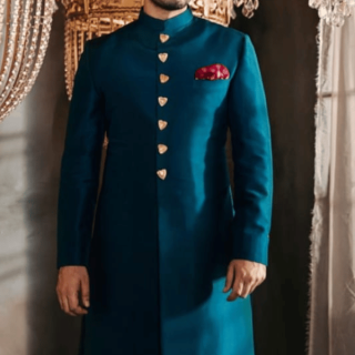 royal look sherwani